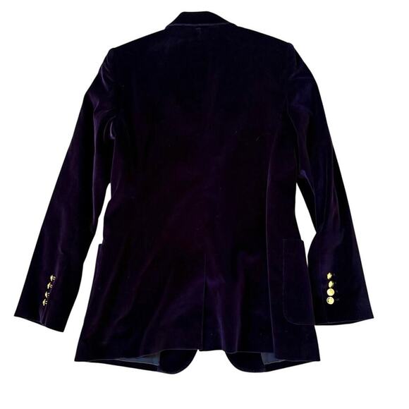 Dolce & Gabbana Velvet Blazer – IT 46 Gold Buttons Deep Purple - Picture 4 of 4